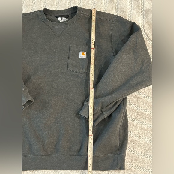 Carhartt Crewneck Pullover Pocket Loose Fit Sweatshirt in Grey - XL - Picture 9 of 9